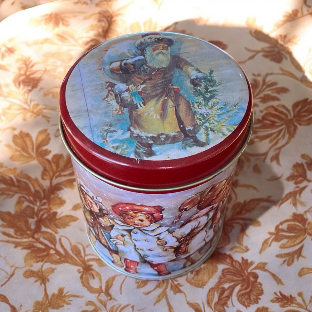 Vintage Christmas Tin